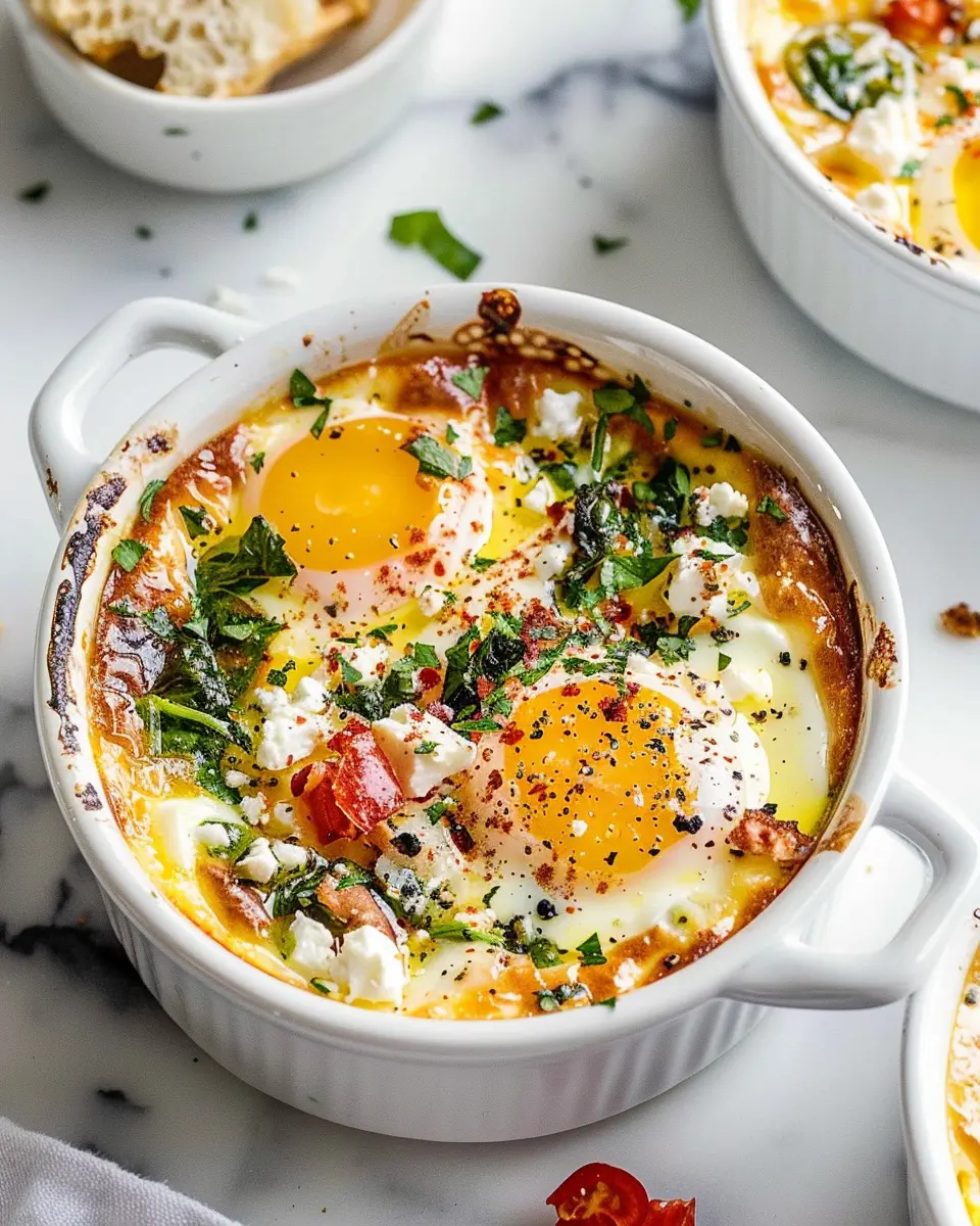 Baked Feta Eggs: The Best Easy Breakfast You’ll Love