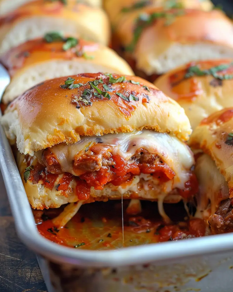 Hot Italian Sub Sliders: Indulgent Turkey Bacon &amp; Chicken Ham Delight