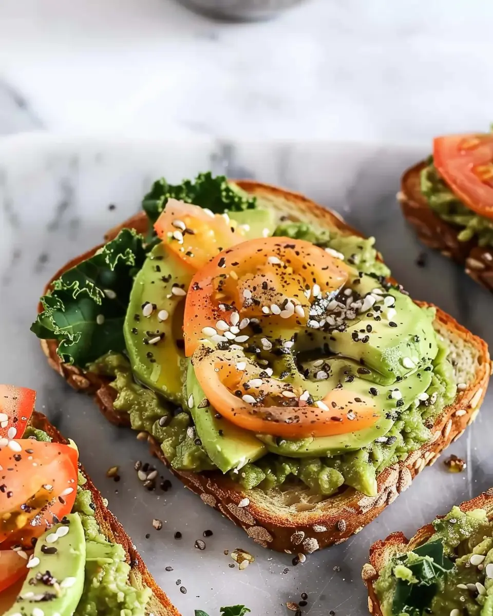 Avocado Toast with Garlicky Kale: The Best Healthy Twist