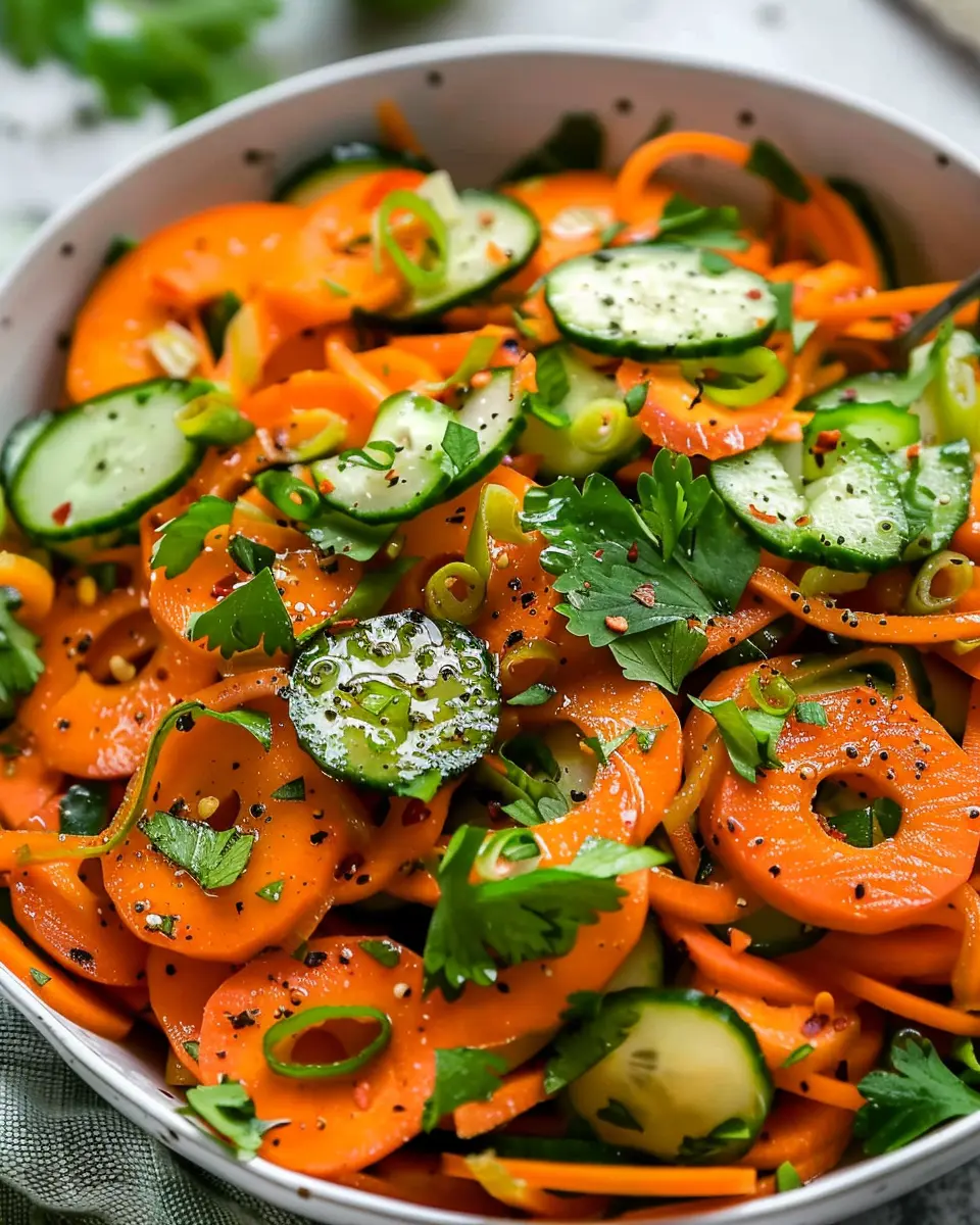 Carrot Cucumber Salad: Easy Refreshing Twist for Your Table