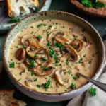 Creamy Vegan Mushroom Soup