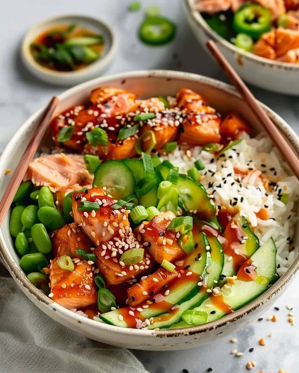 Honey Sriracha Salmon Bowls: A Quick and Easy Flavor Boost