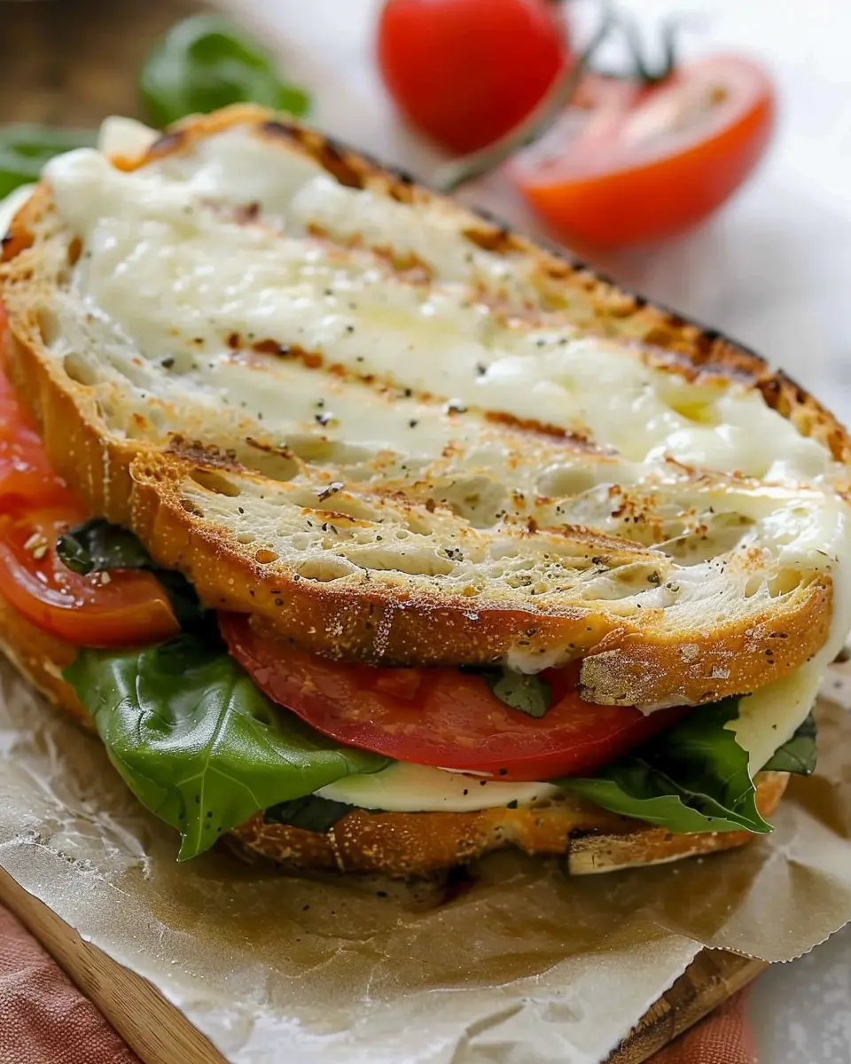 Mozzarella Sandwich Delight: Easy Turkey Bacon &amp; Chicken Ham Recipe