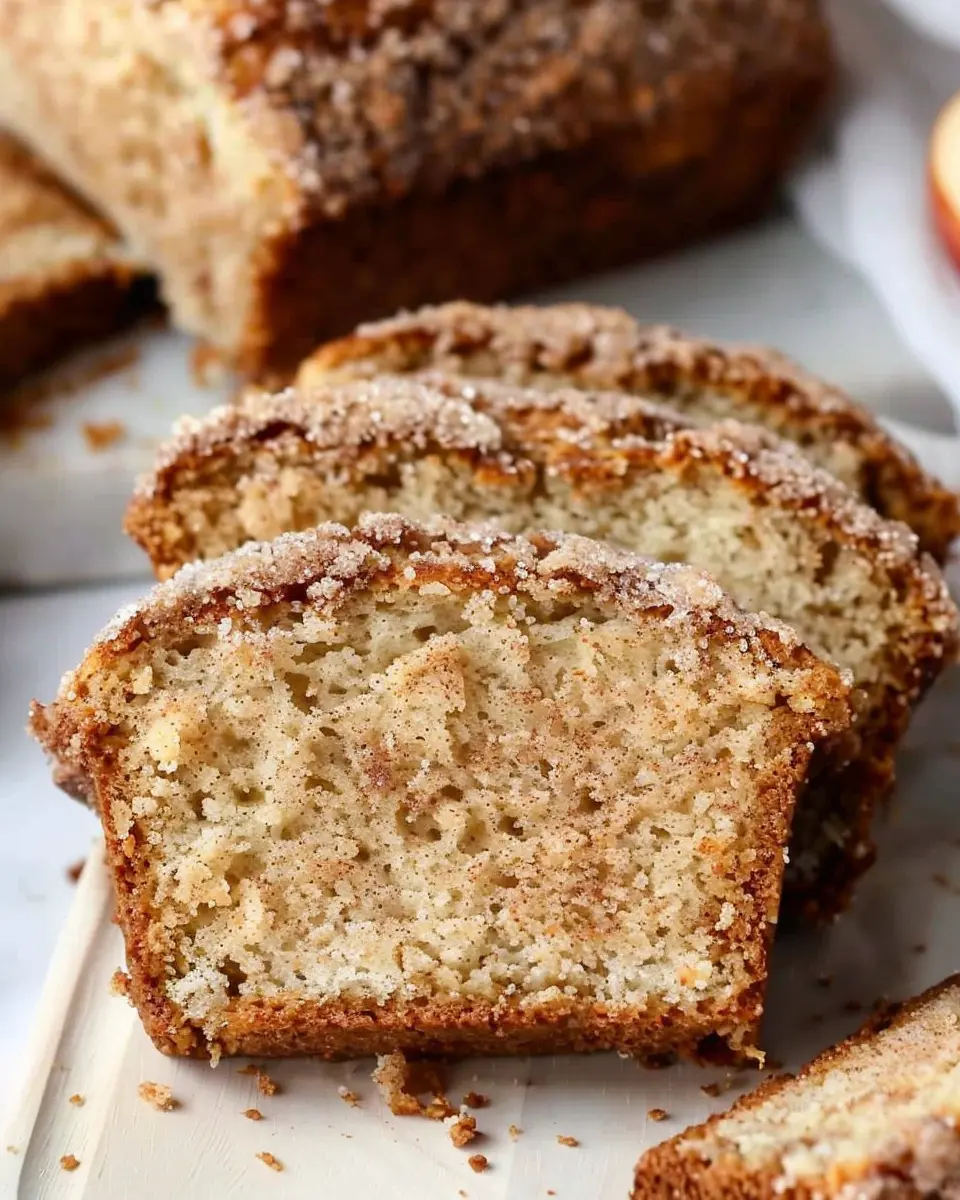 Apple Cider Donut Bread: The Best Indulgent Treat with Cinnamon Sugar Topping