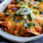 Red Chile Chicken Enchiladas