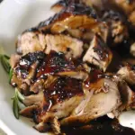 Crockpot Brown Sugar Balsamic Glazed Pork Tenderloin