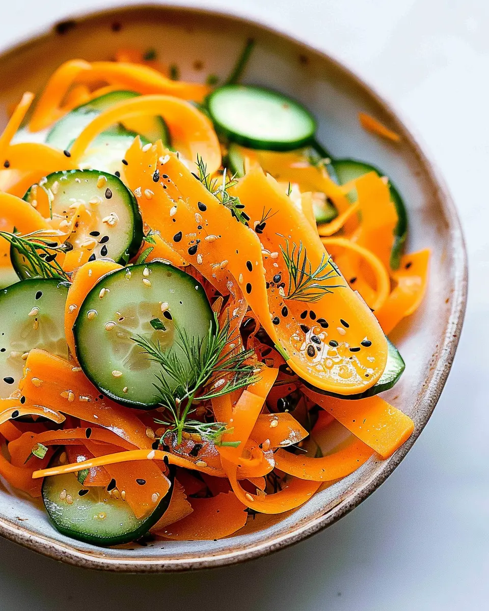 Cucumber and Carrot Salad: The Freshest Easy Summer Side