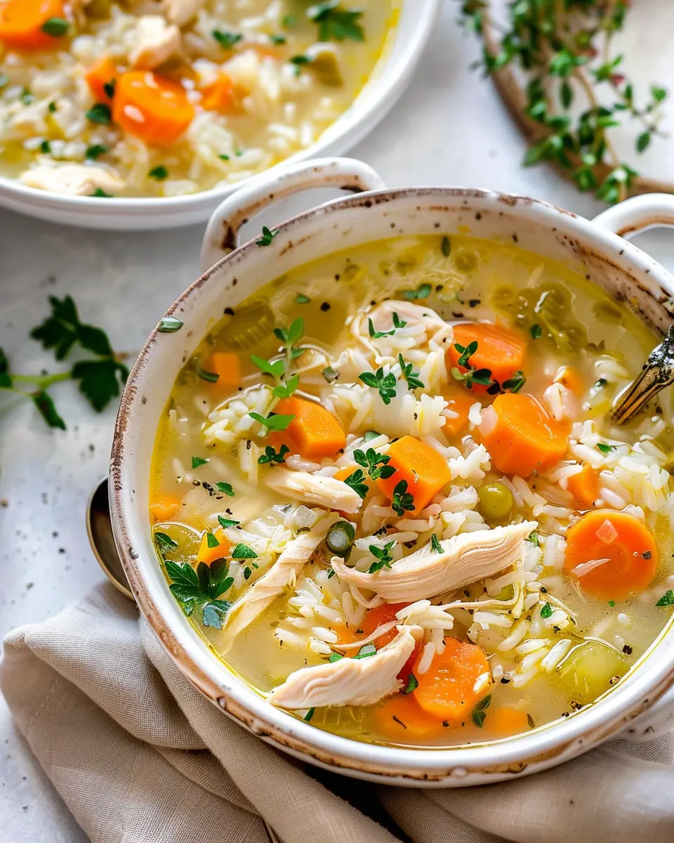 Chicken and Rice Soup: Easy Comfort for Cozy Days at Home