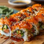 Spicy Salmon Sushi Bake