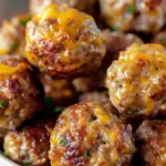 Easy Beef Sausage Cheese Balls Recipe