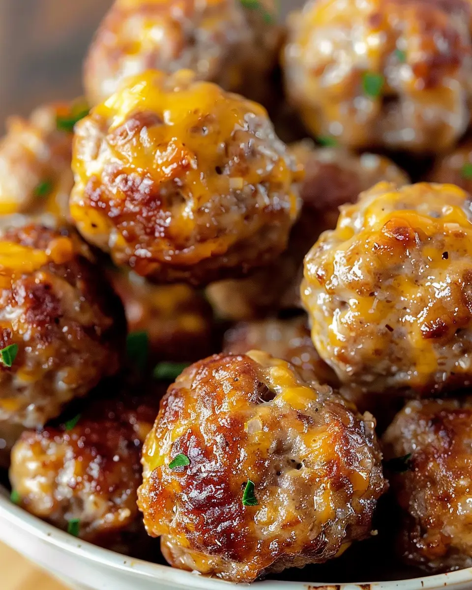 Easy Beef Sausage Cheese Balls: A Juicy Snack for Any Occasion