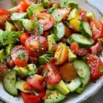 tomato Cucumber & Avocado Salad