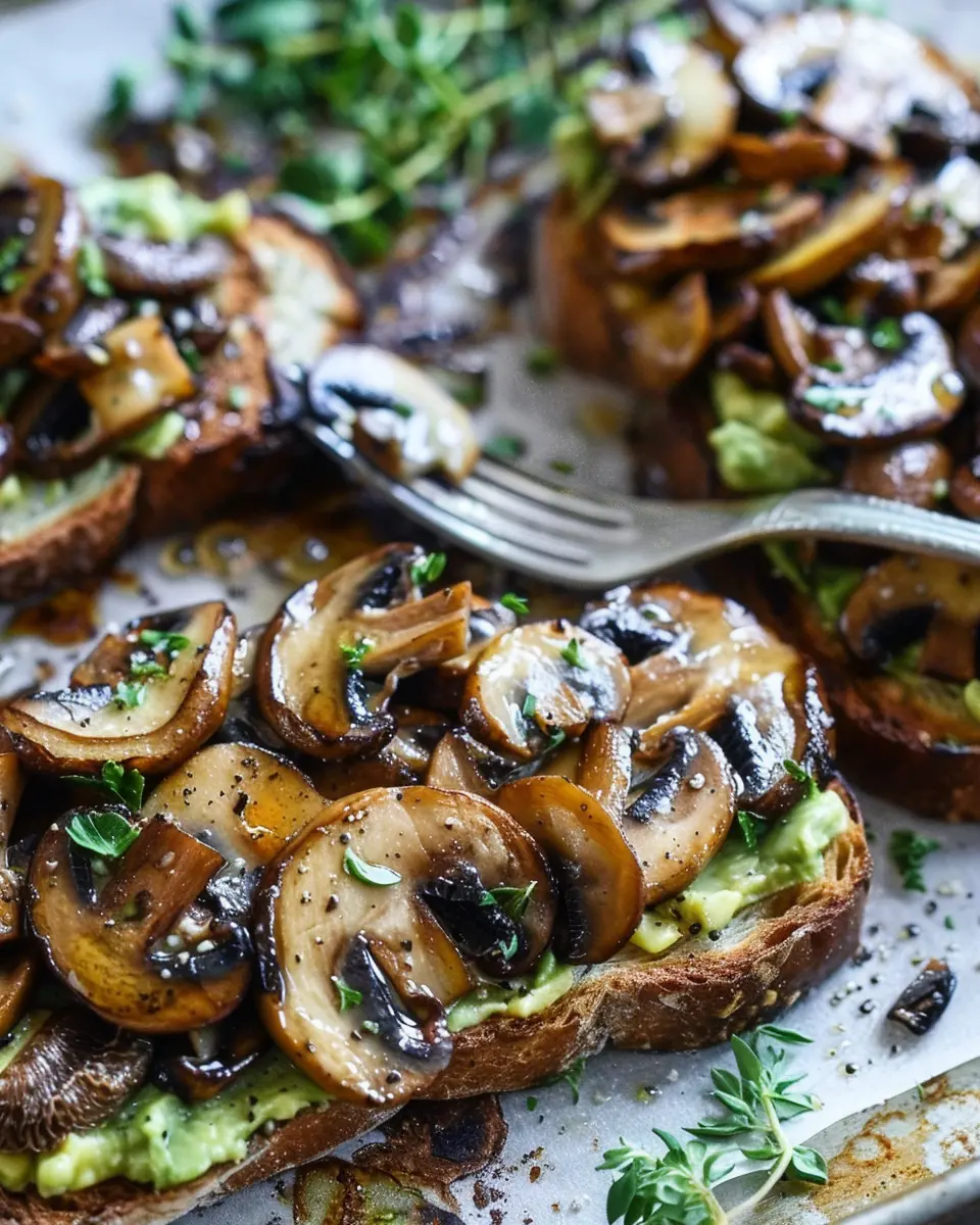 Avocado Garlicky Mushroom Toast: The Best Easy Recipe to Love