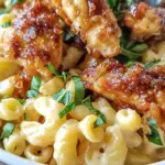 Copycat Applebee’s Honey Pepper Chicken Mac and Cheese