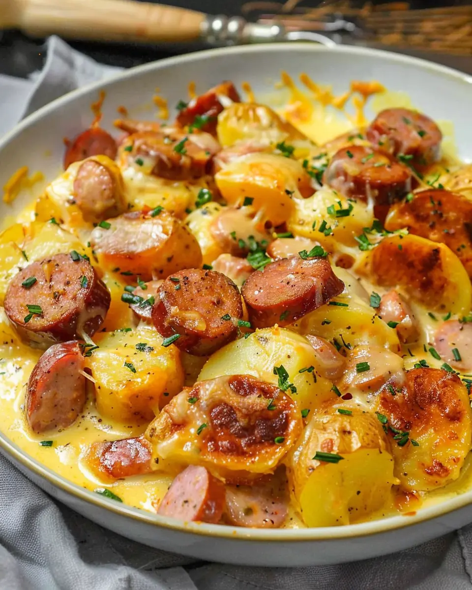 Cheesy Ranch Potatoes and Smoked Sausage: The Best Comfort Food Delight
