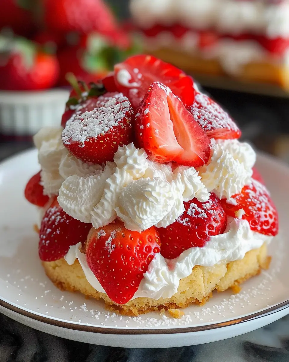 Strawberry Sheet Shortcake: Easy, Indulgent Summer Delight