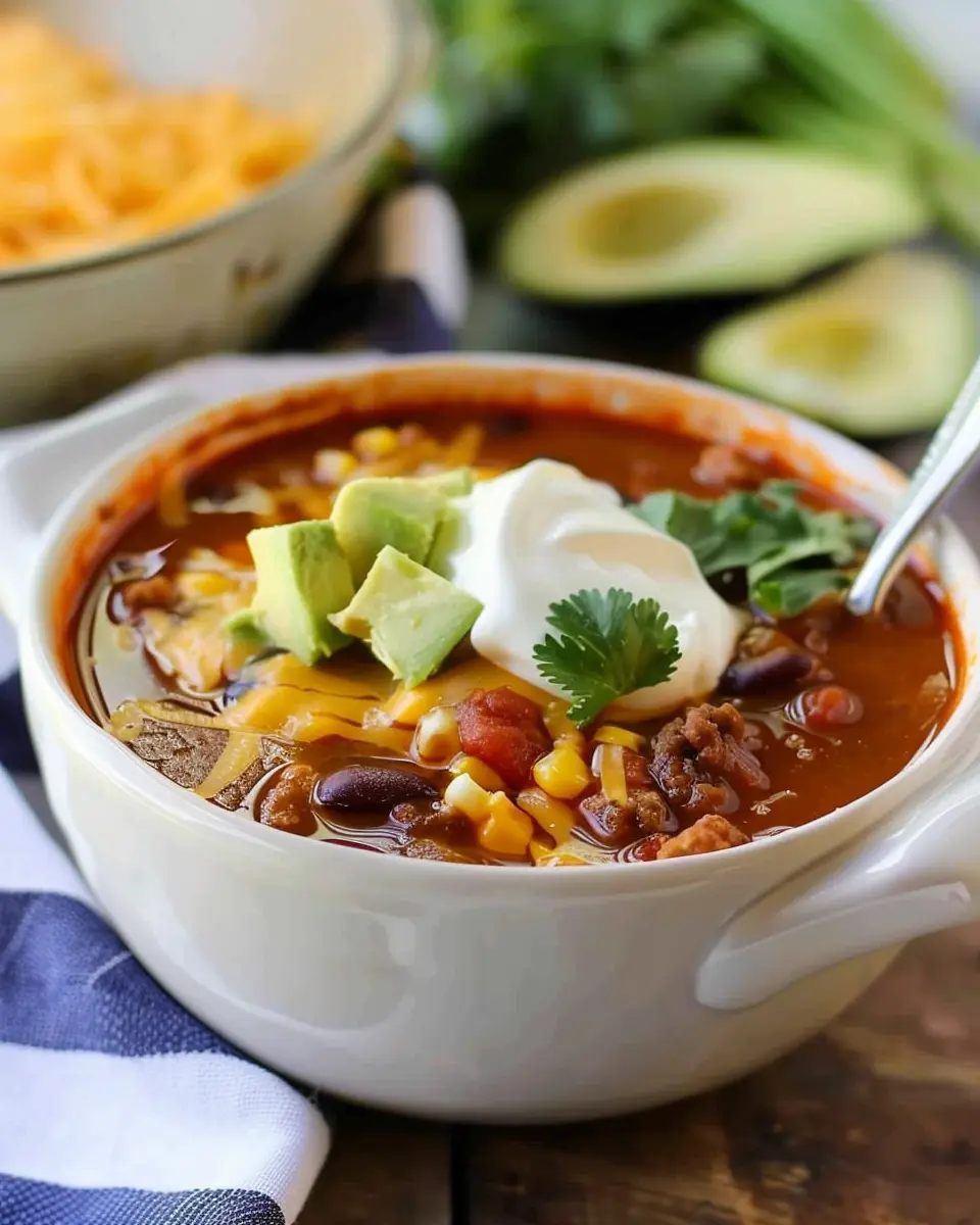 Easy Taco Soup Recipe: A Healthy Twist with Turkey Bacon and Chicken Ham