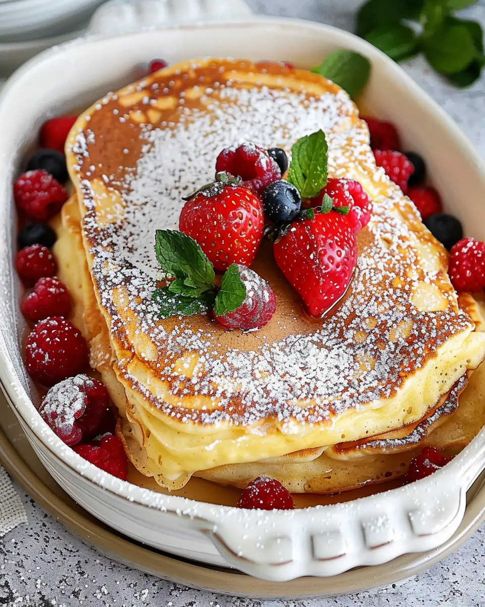 German Pancakes: Easy &amp; Indulgent Recipe with Turkey Bacon Tips