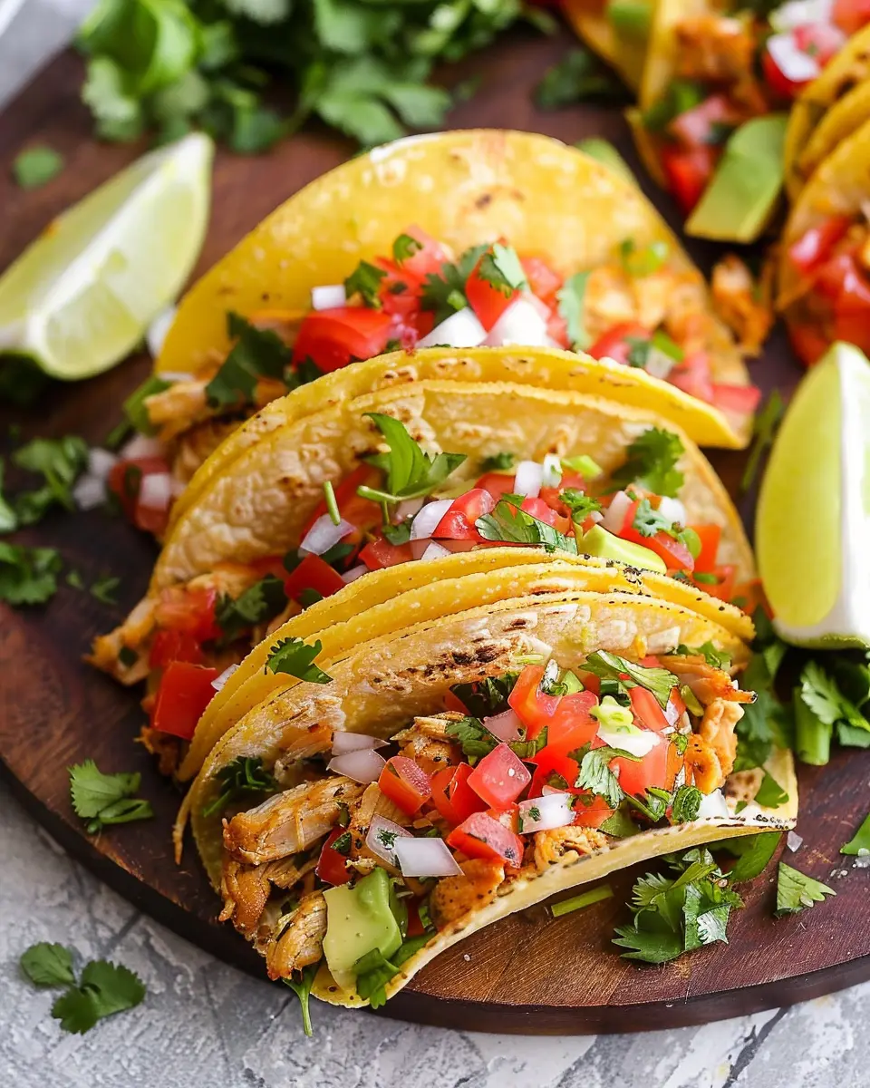 Mini Baked Chicken Tacos: Easy and Flavorful Family Favorite