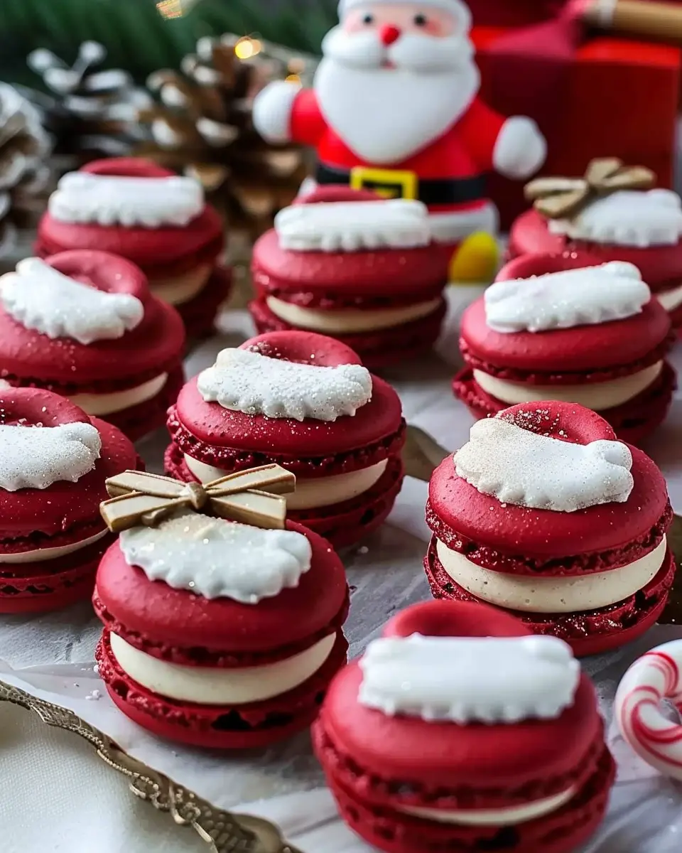 Santa Macarons: Easy Festive Treats for Your Holiday Table