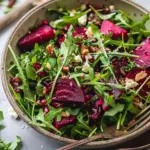 15-Minute Steamed Beet Arugula Salad