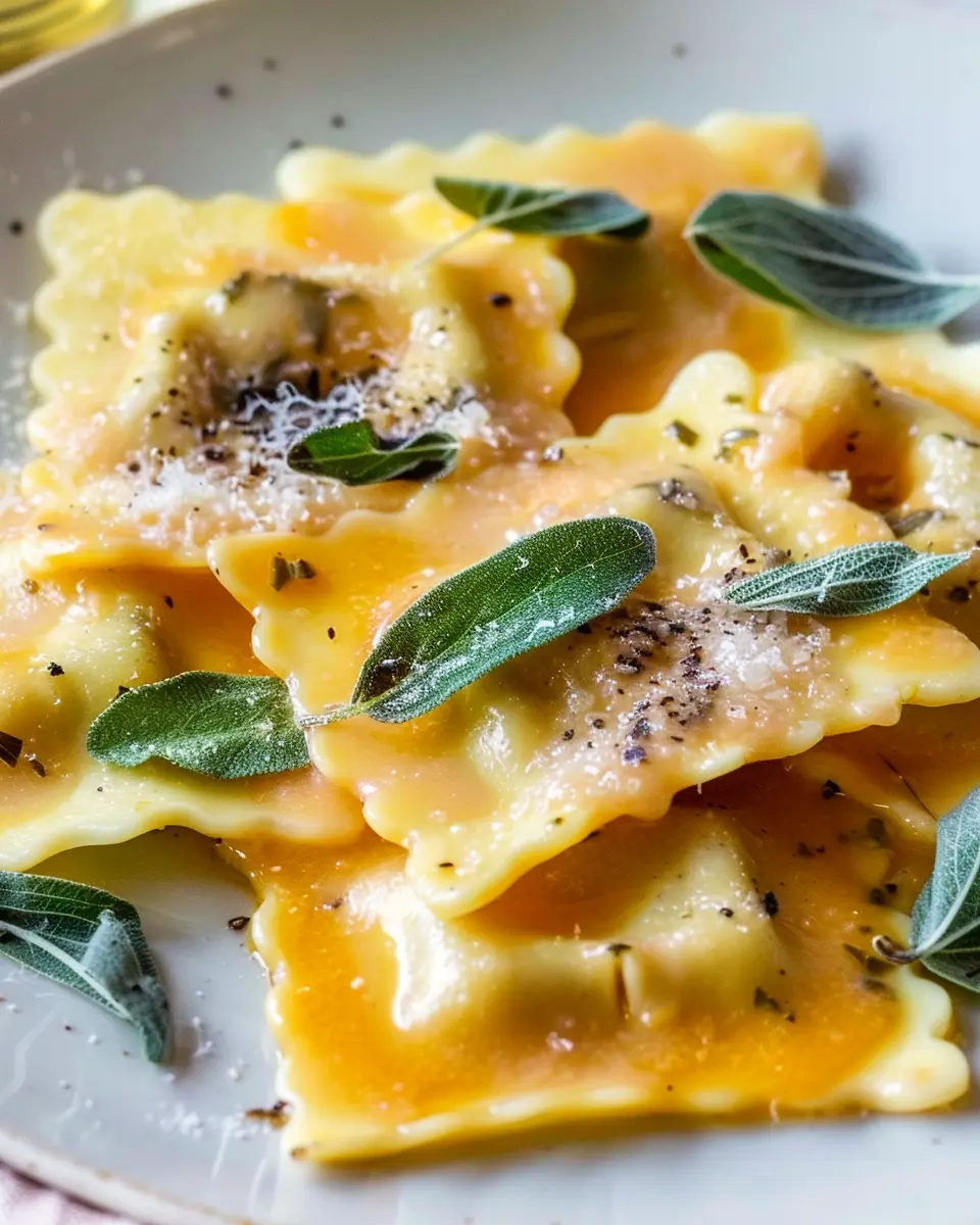 Butternut Squash Ravioli with Sage Butter: The Best Comfort Dish