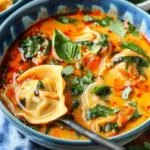 Red Curry Dumpling Soup