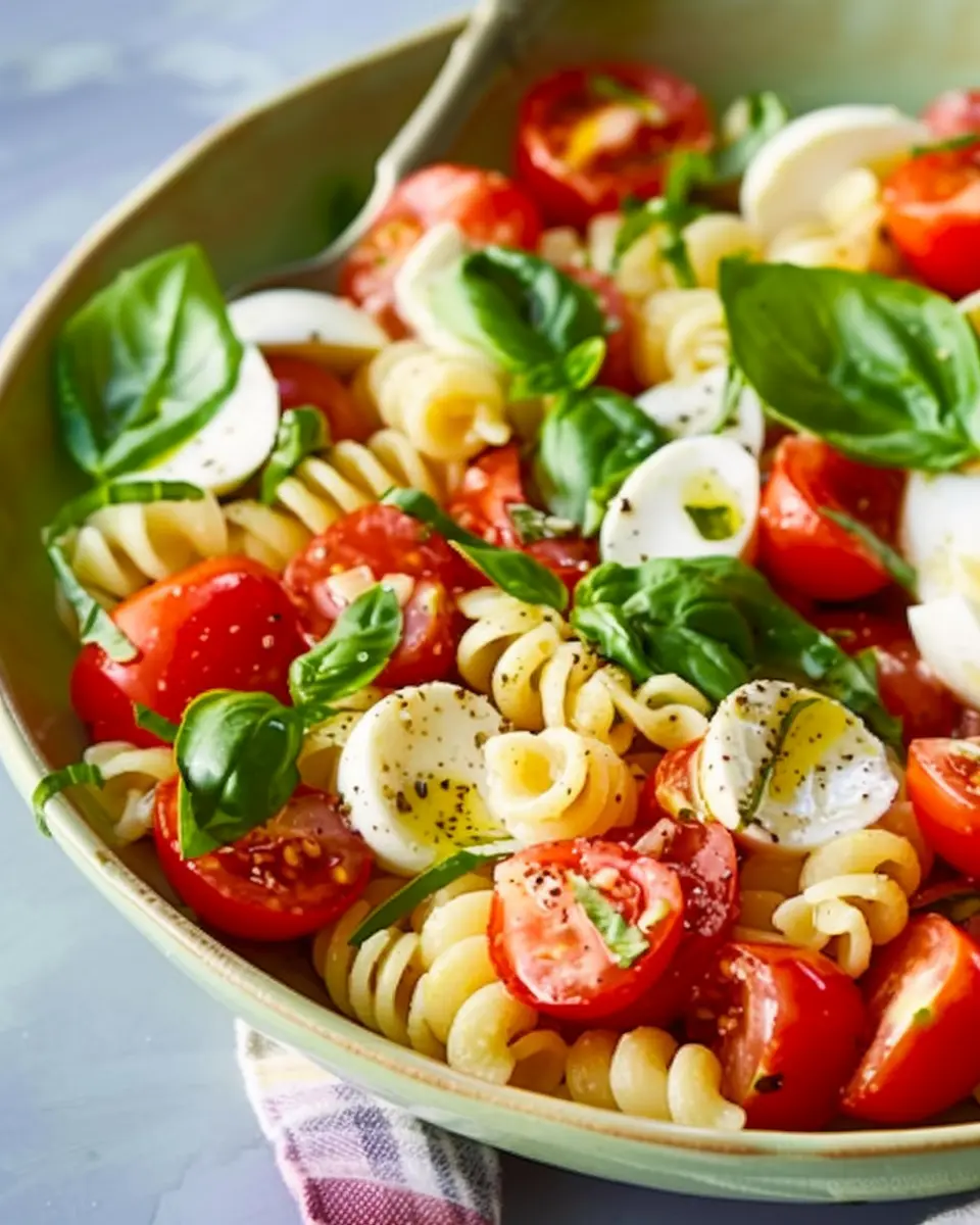 Caprese Pasta Salad: The Best Easy Recipe for Fresh Flavors