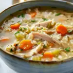 Super Easy Chicken & Rice Soup