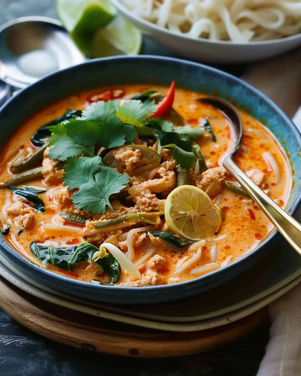 Spicy Thai Red Curry Soup: A Cozy Delight for Your Soul