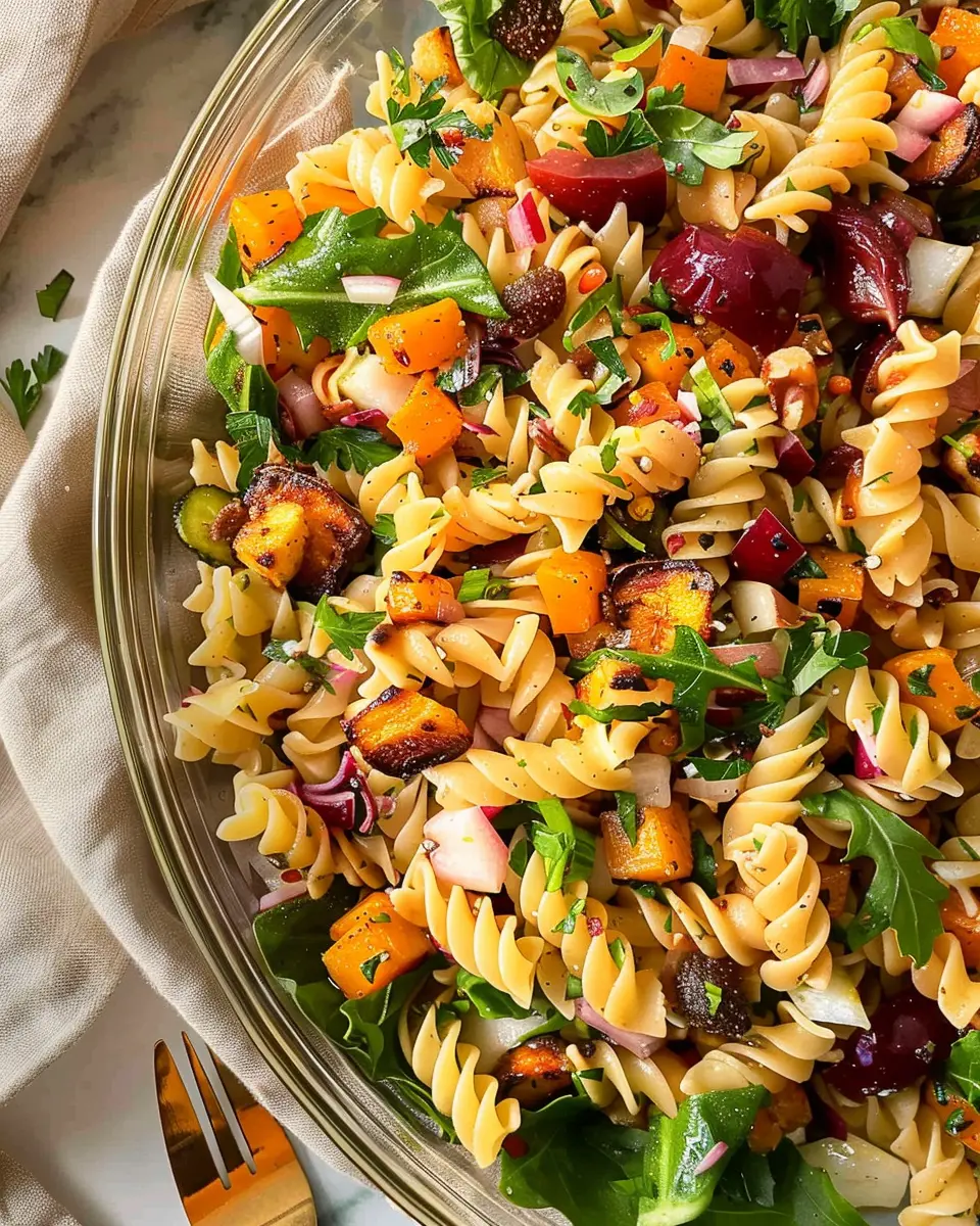 Fall Pasta Salad: A Flavorful Twist with Turkey Bacon and Chicken Ham
