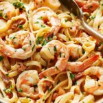 Creamy Tuscan Shrimp Pasta