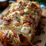 Chicken Bacon Ranch Stuffed Bread