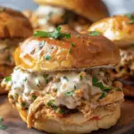 Chicken Alfredo Sloppy Joes