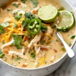 Creamy Green Chicken Enchilada Soup
