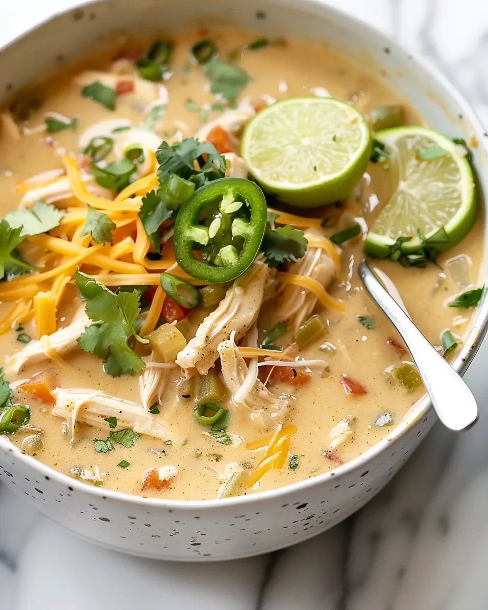 Creamy Green Chicken Enchilada Soup That Will Warm Your Heart