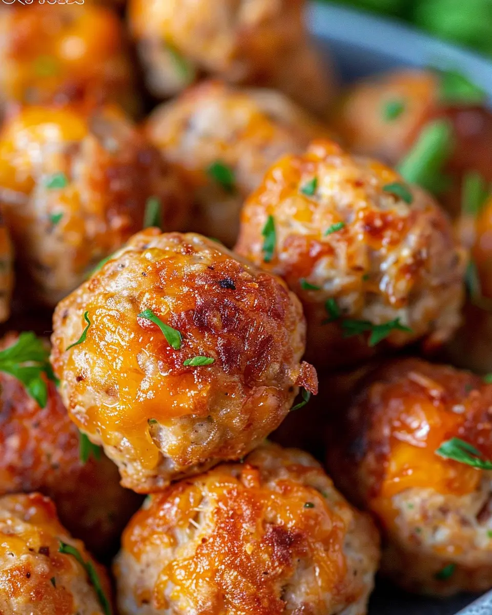 Cream Cheese Sausage Balls with Turkey Bacon: The Best Recipe Ever