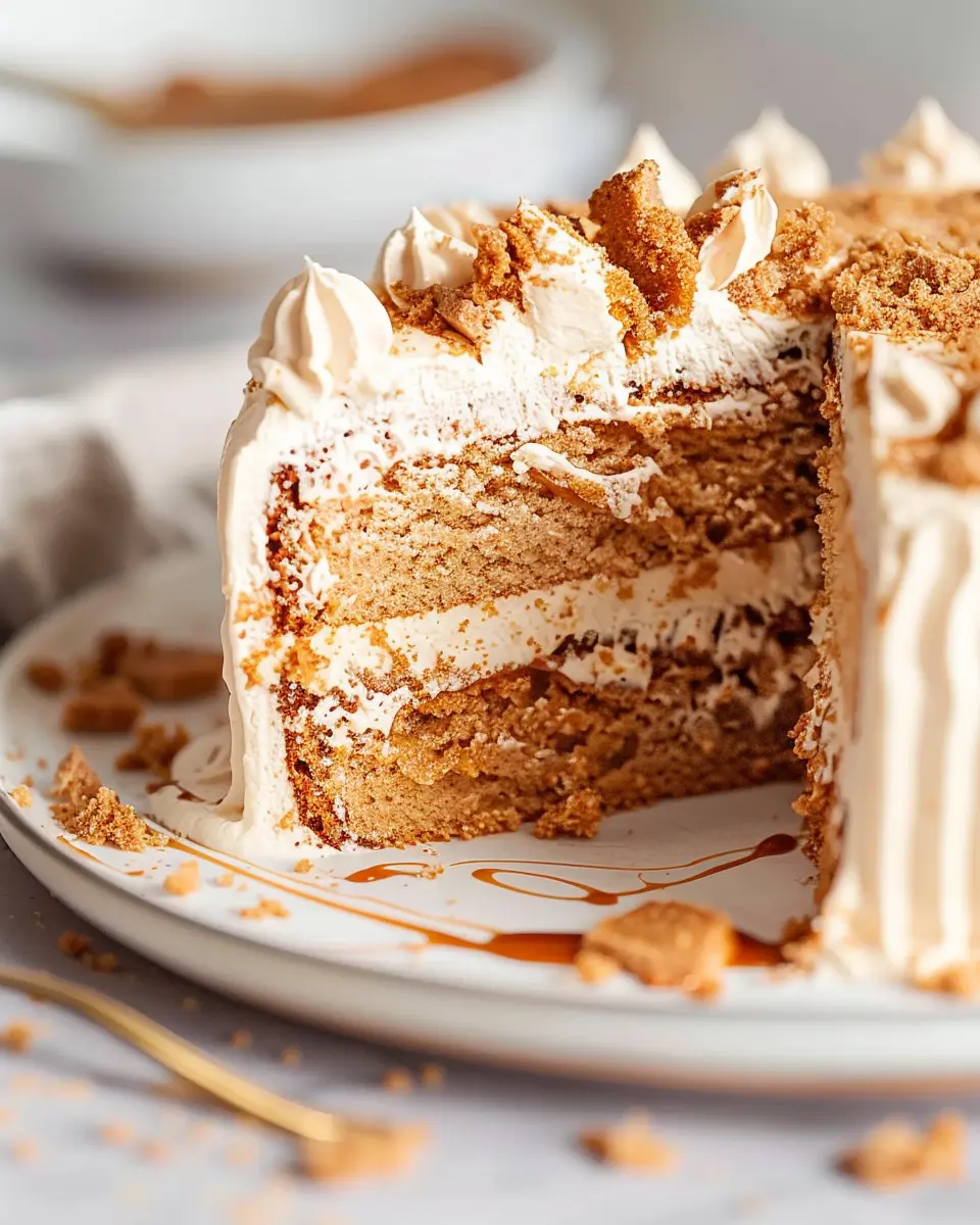 Vegan Biscoff Cookie Butter Cake: The Ultimate Indulgent Treat