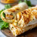 Cheesy Garlic Chicken Wraps