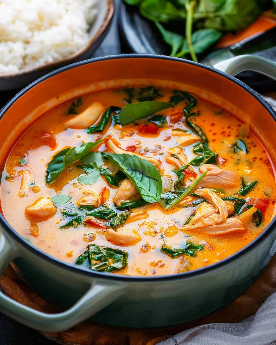Chicken Coconut Red Curry Soup: A Healthy, Flavorful Delight