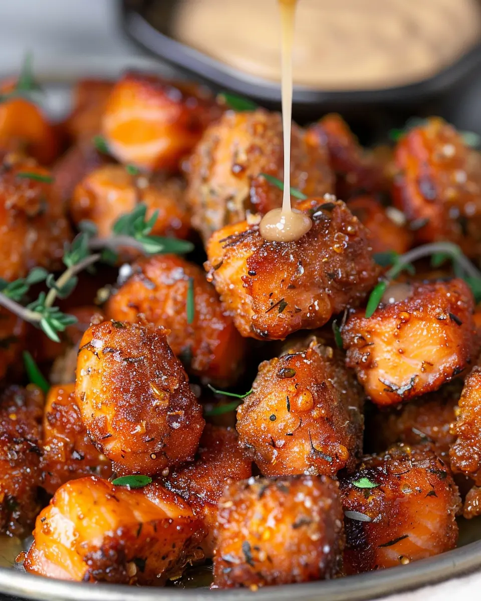 Crispy Hot Honey Salmon Bites: Easy and Irresistibly Delicious