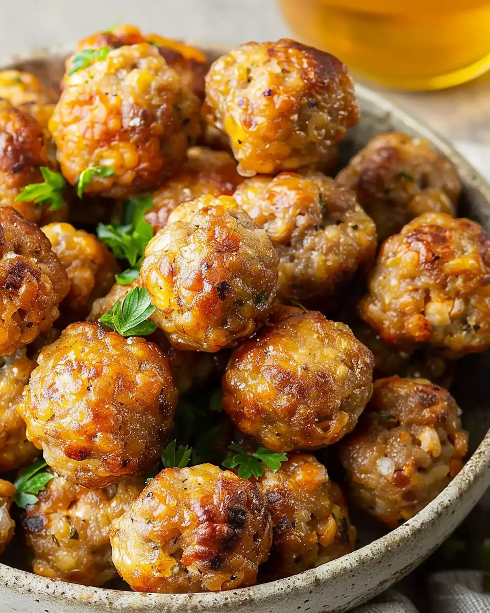 Sausage Balls: Easy Beef and Turkey Bacon Treats Everyone Loves