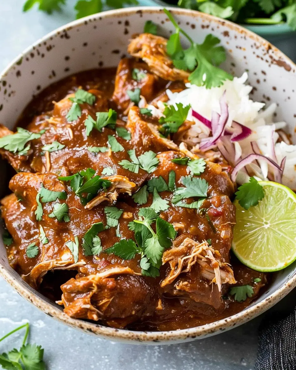 Slow Cooker Chicken Mole: Deliciously Rich and Easy Recipe