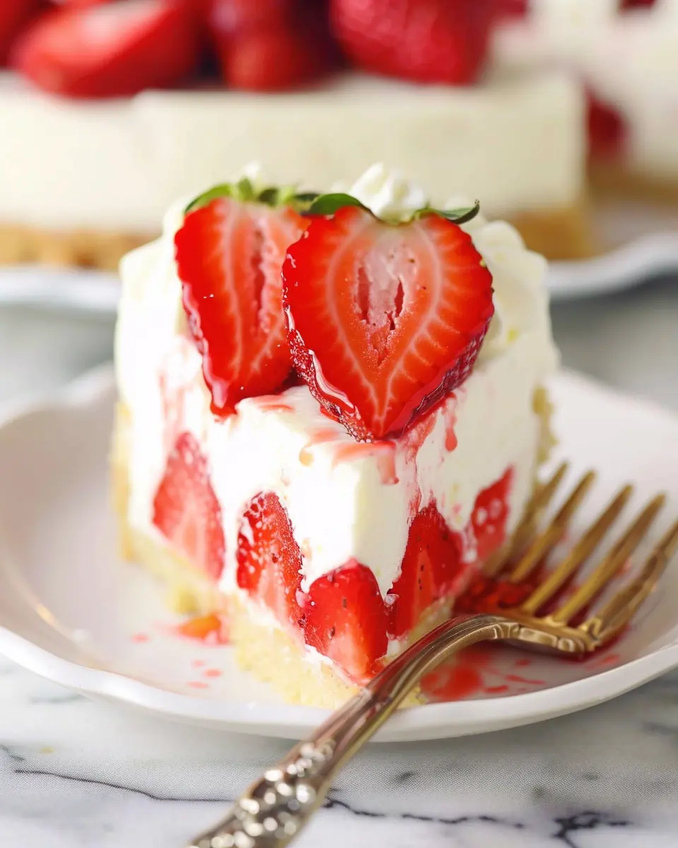 Strawberry Shortcake Cheesecake: The Best Indulgent Dessert