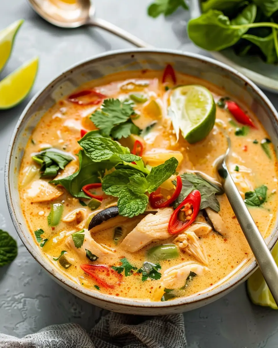 Thai Chicken Curry Soup: Easy Comfort Food for Busy Days