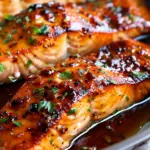 Honey Garlic Glazed Salmon