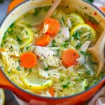 Lemon Chicken Orzo Soup