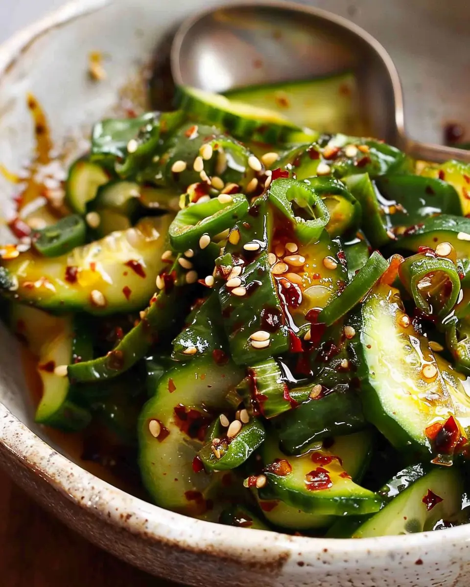 Spicy Asian Cucumber Salad: Refreshing Twist for Home Chefs