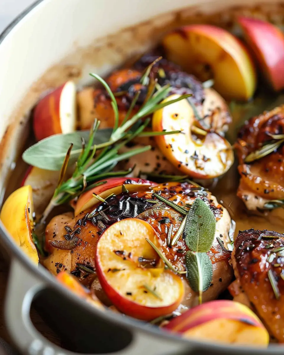Rosemary Apple Cider Chicken: A Juicy Twist on Comfort Food