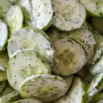 Creamy Cucumber Salad